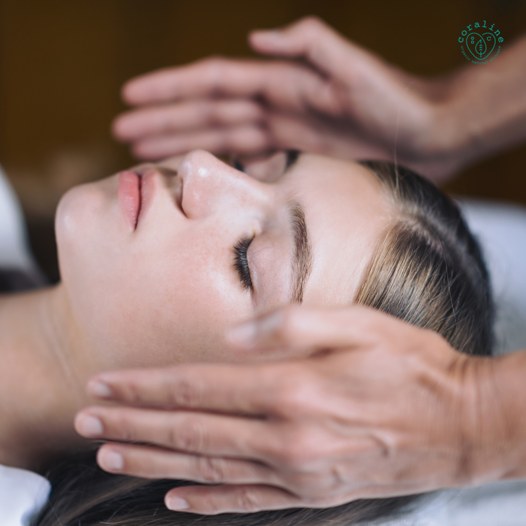 The Coraline Glow and Reiki Flow - Holistic Facial Massage and Reiki Energy Treatment       105 Minutes