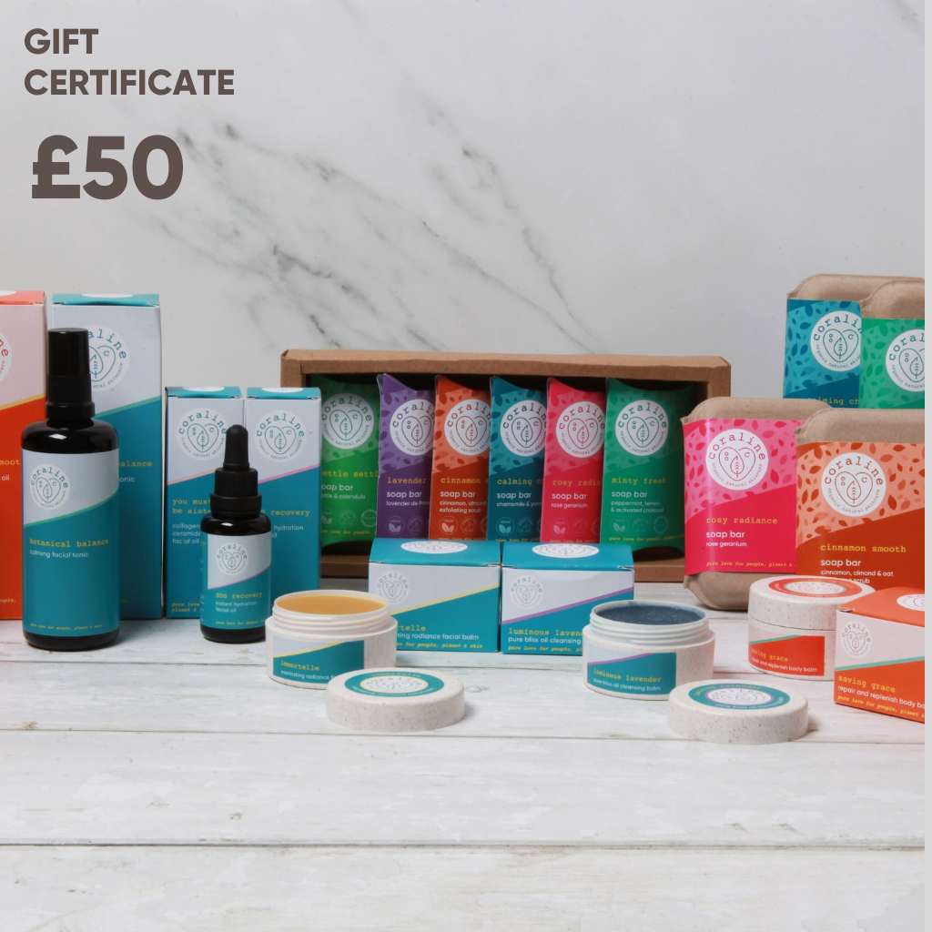 £50 gift card for Coraline Skincare products